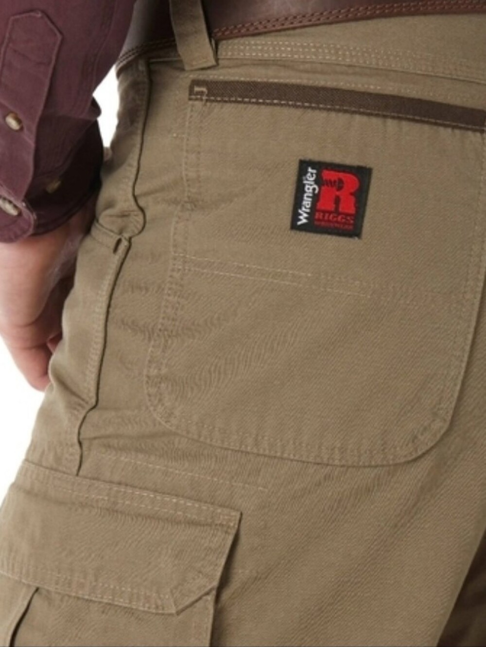 Wrangler Men's Cargo Work Pants - Grey